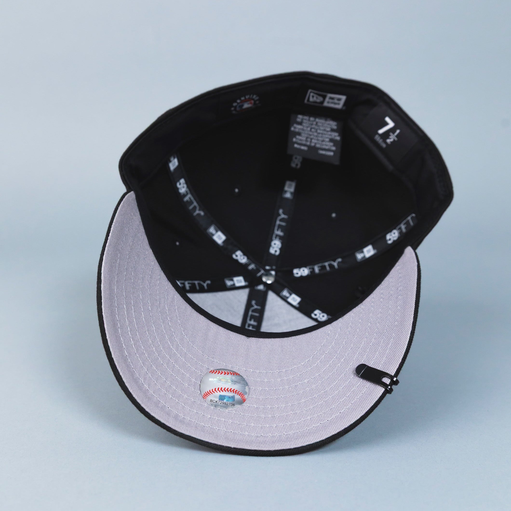 NEW ERA EXCLUSIVE 59FIFTY BLACK BALTIMORE ORIOLES W/ 30TH ANNIVERSARY PATCH