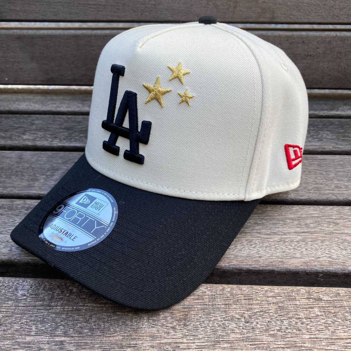 NEW ERA 9FORTY A-FRAME MLB LOS ANGELES DODGERS 75TH WORLD SERIES TWO TONE UV SNAPBACK