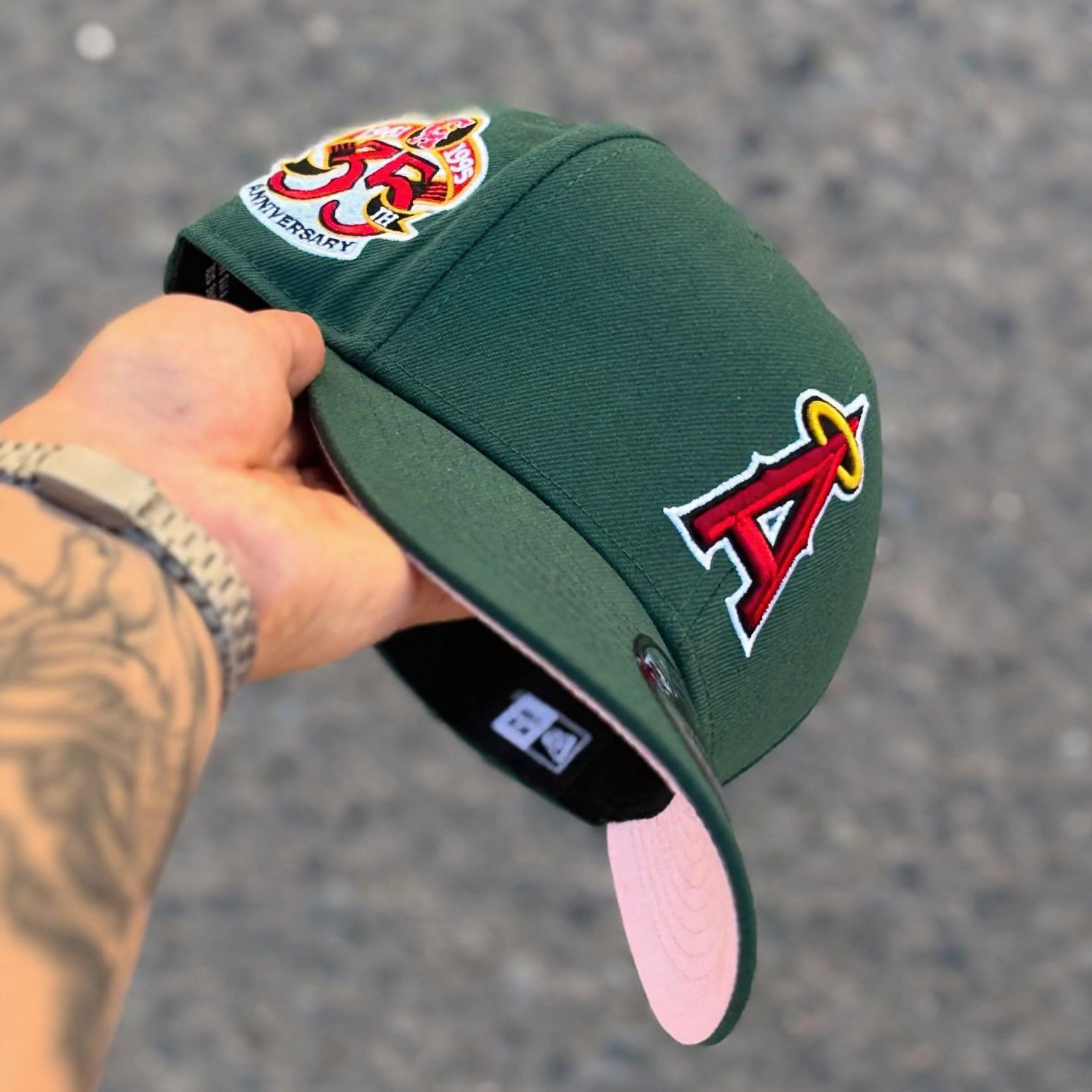 NEW ERA NEW ANGELS 35TH ANNIVERSARY EMBROIDERED CASUAL BASEBALL CAP