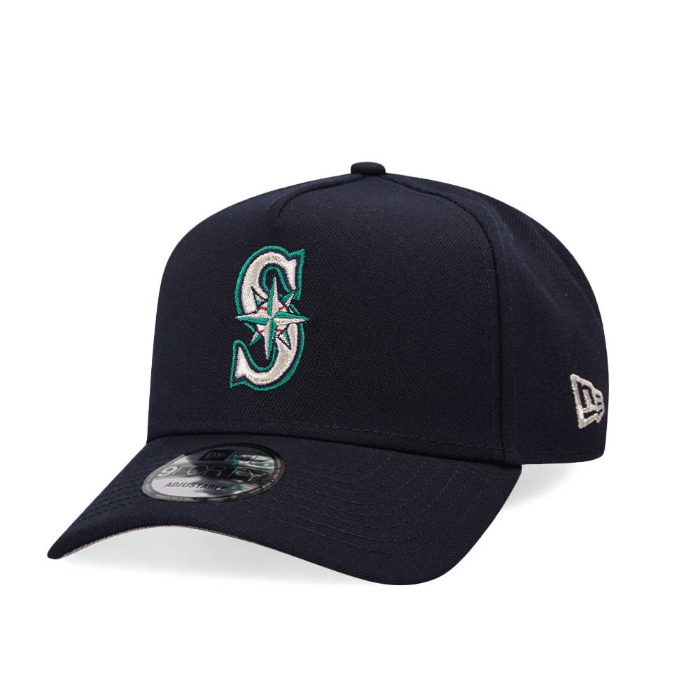 NEW ERA SEATTLE MARINER BABY BLUE-GRAY EMBROIDERY UNION 9 FORTY MULTIPLE STYLE
