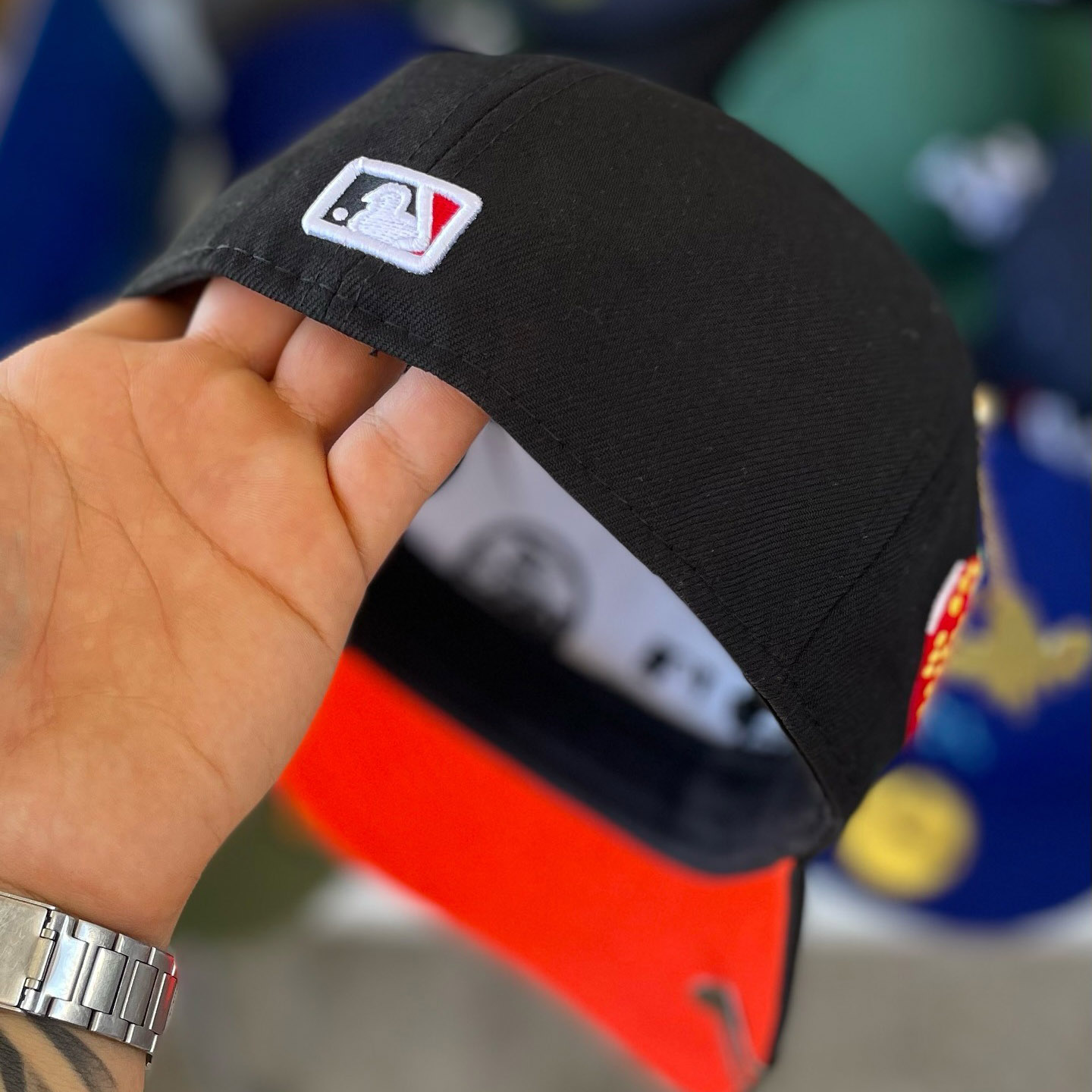 NEW ERA LA DODGERS OF BORDADO LATERAL EMBROIDERED CASUAL BASEBALL CAP