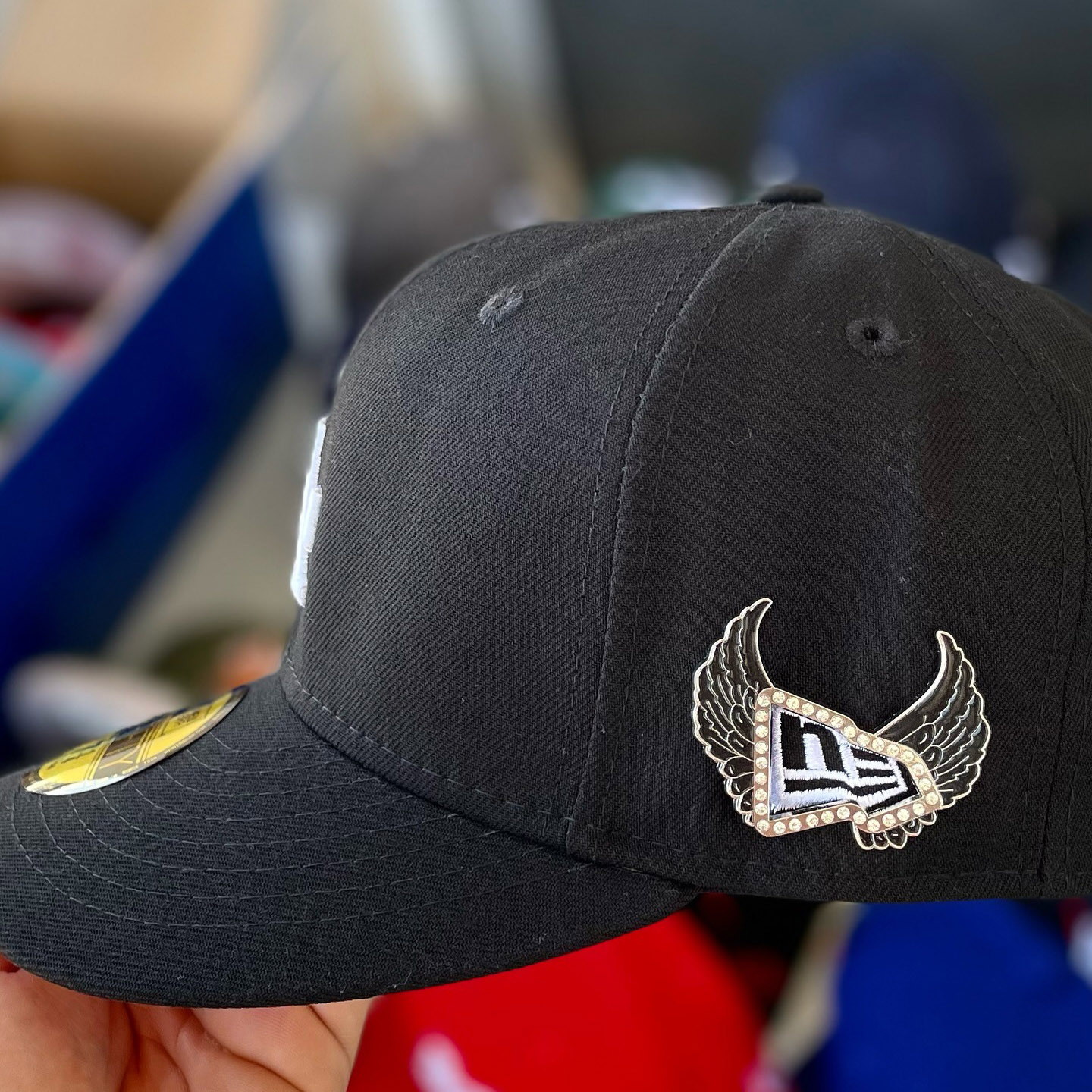 NEW ERA LA DODGERS OF BORDADO LATERAL EMBROIDERED CASUAL BASEBALL CAP