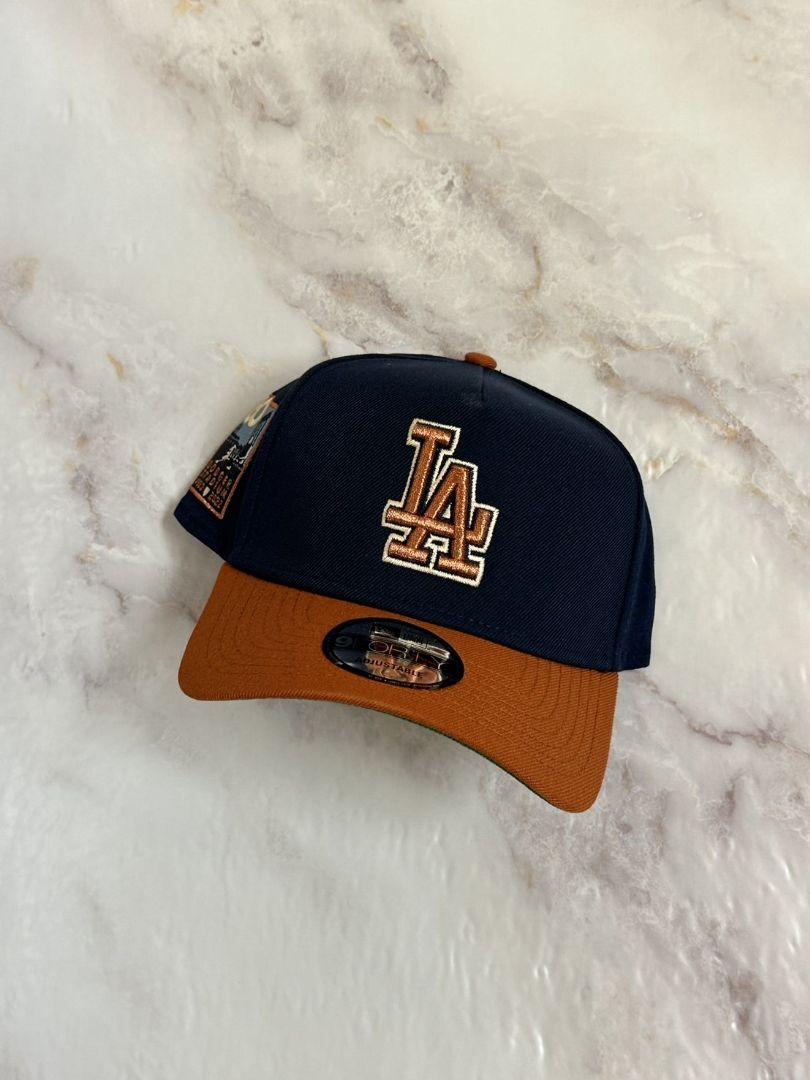 NEW ERA LOS ANGELES DODGERS 60TH ANNIVERSARY COPPER TWO TONE 9FORTY A FRAME SNAPBACK HAT