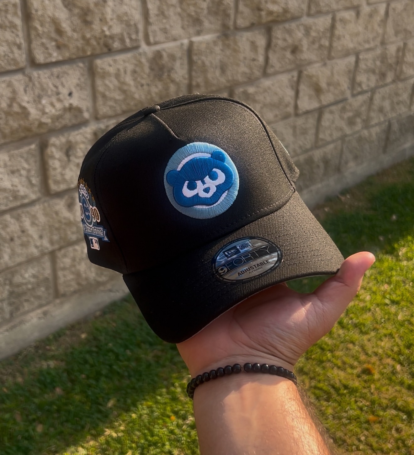 NEW ERA CHICAGO CUBS ALL STAR GAME 1990 BLACK ICE EDITION 9FORTY A FRAME SNAPBACK CAP