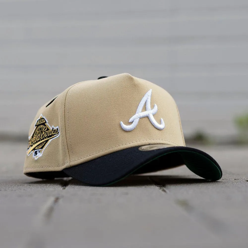 NEW ERA 9FORTY A-FRAME MLB ATLANTA BRAVES WORLD SERIES 1995 TWO TONE / KELLY GREEN UV SNAPBACK