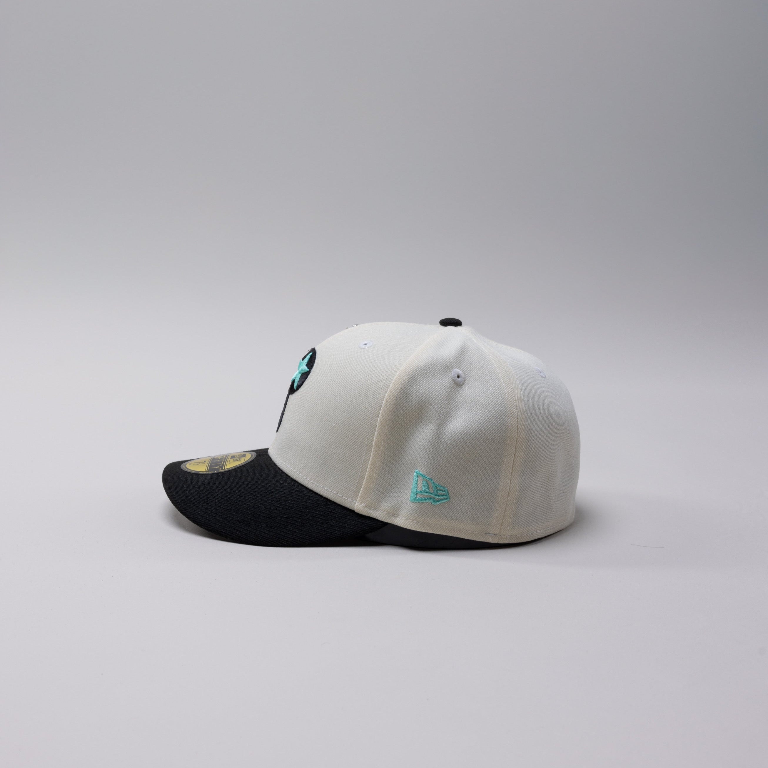 NEW ERA EXCLUSIVE 59FIFTY CHROME/ BLACK PHILADELPHIA PHILLIES W/ 1996 ALL STAR GAME SIDE PATCH