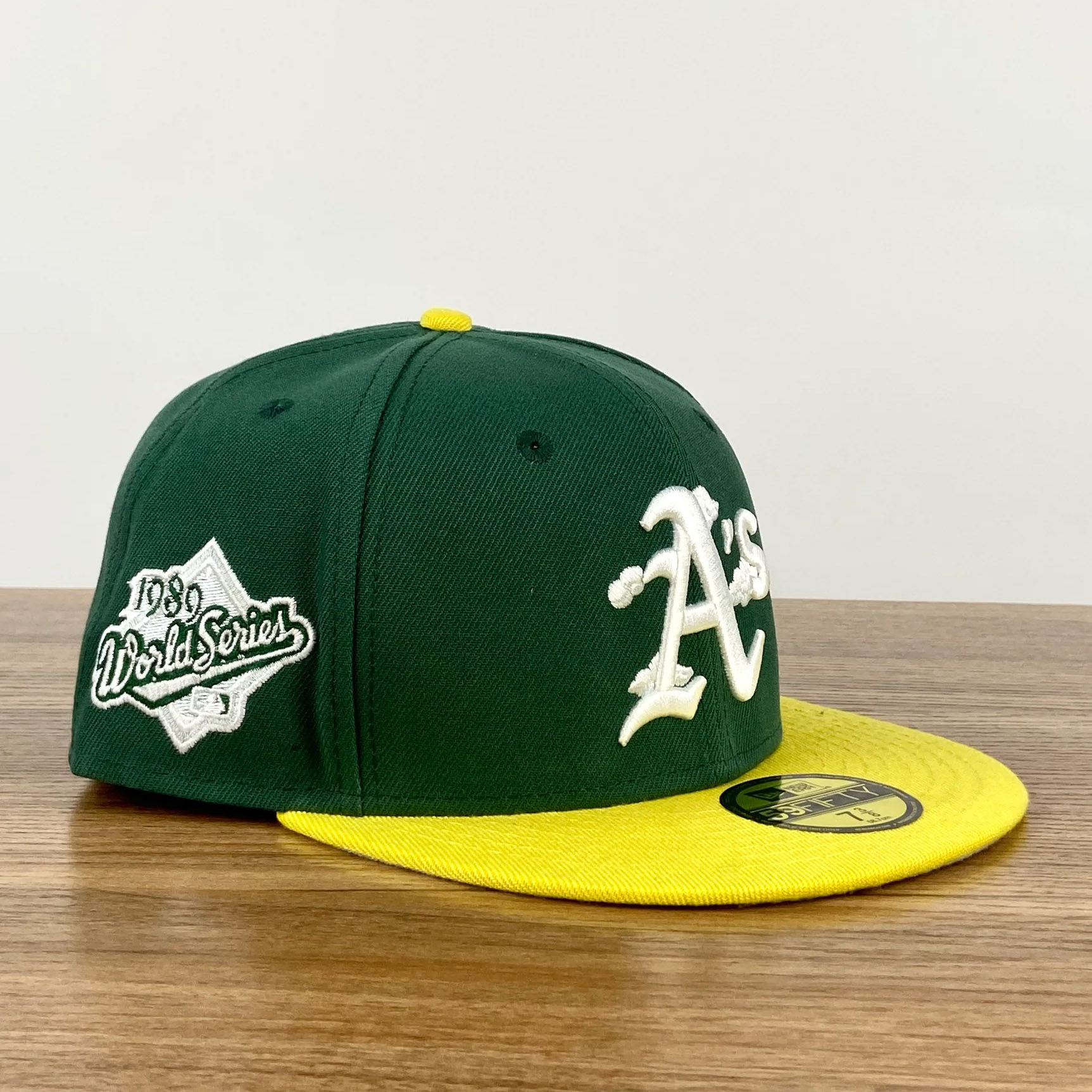 NEW ERA OAKLAND ATHLETICS LETTERMAN FITTED SNAPBACKS IN DARK GREEN