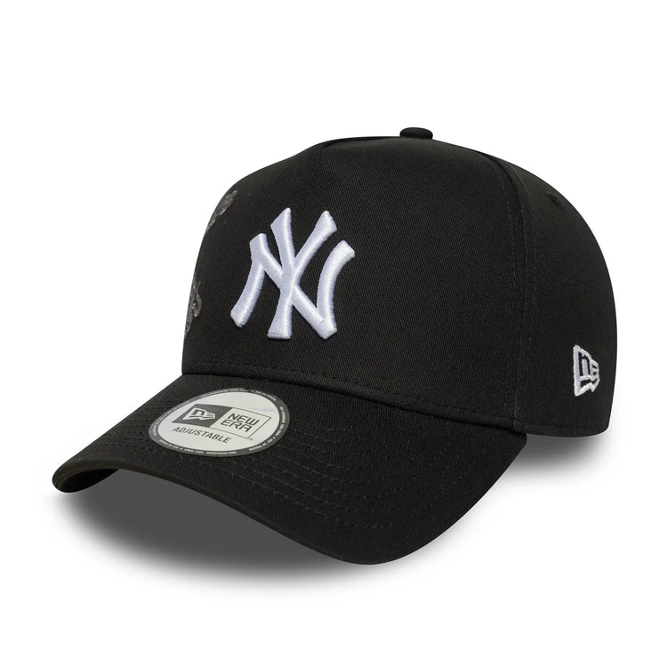 NEW YORK YANKEES MLB BLACK SNAKE ICON / NEW ERA 9FORTY A-FRAME