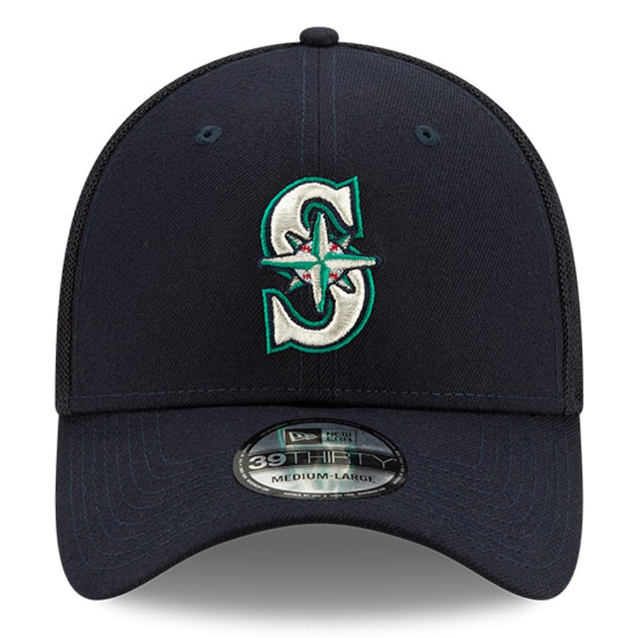 NEW ERA SEATTLE MARINER BABY BLUE-GRAY EMBROIDERY UNION 9 FORTY MULTIPLE STYLE