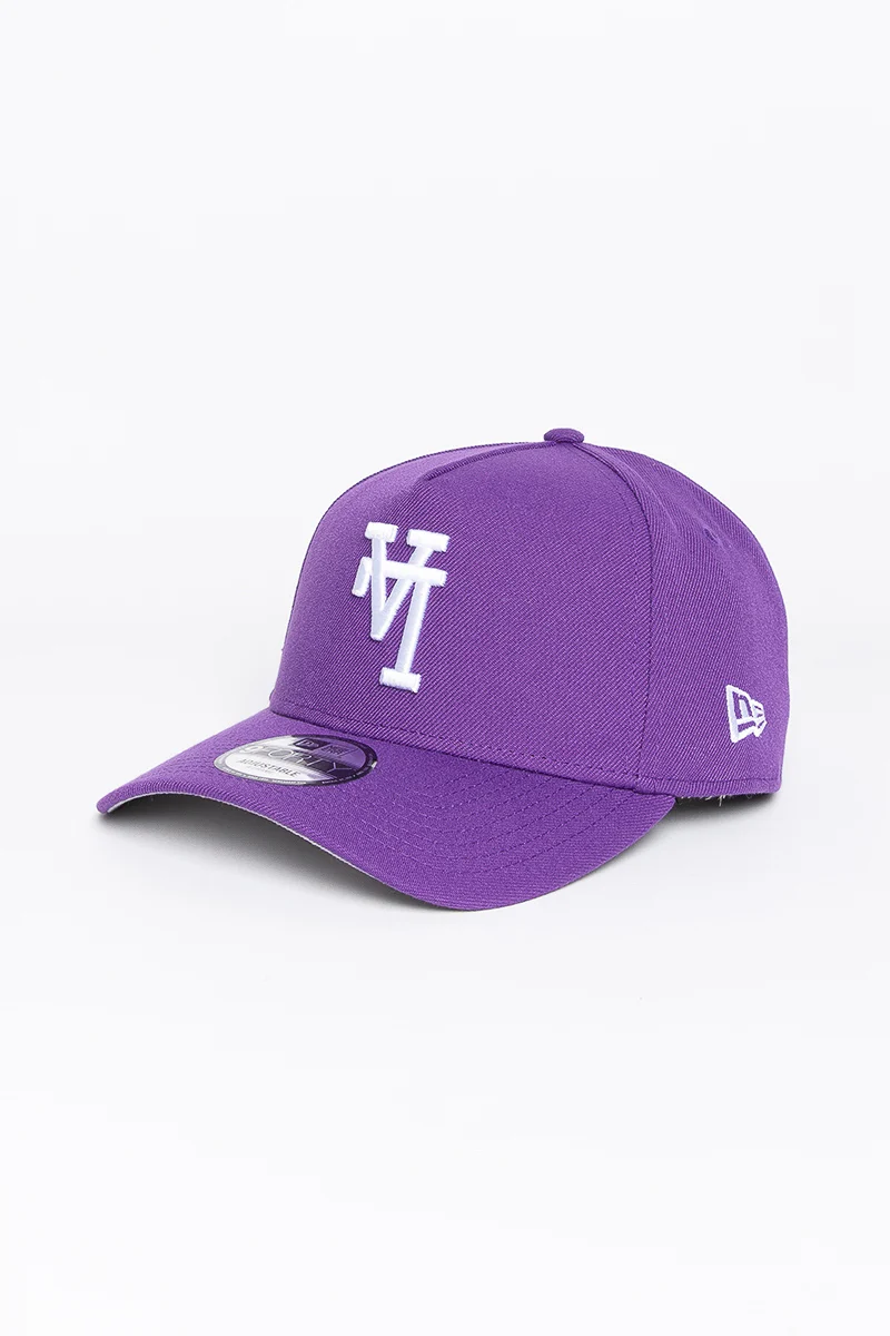 NEW ERA LOS ANGELES DODGERS 'UPSIDE DOWN LA POLYCHROMATIC' 9FORTY A-FRAME SNAPBACK