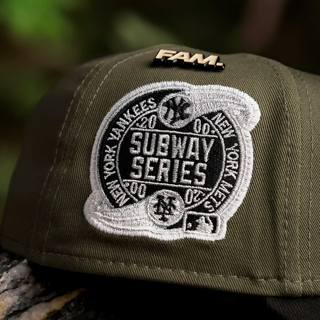 NEW YORK YANKEES MLB OLIVE GRAY UV / NEW ERA 9FORTY A-FRAME