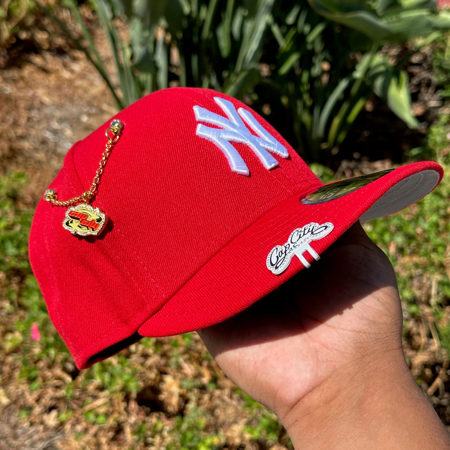 NEW ERA EXCLUSIVE 59FIFTY RED NEW YORK YANKEES