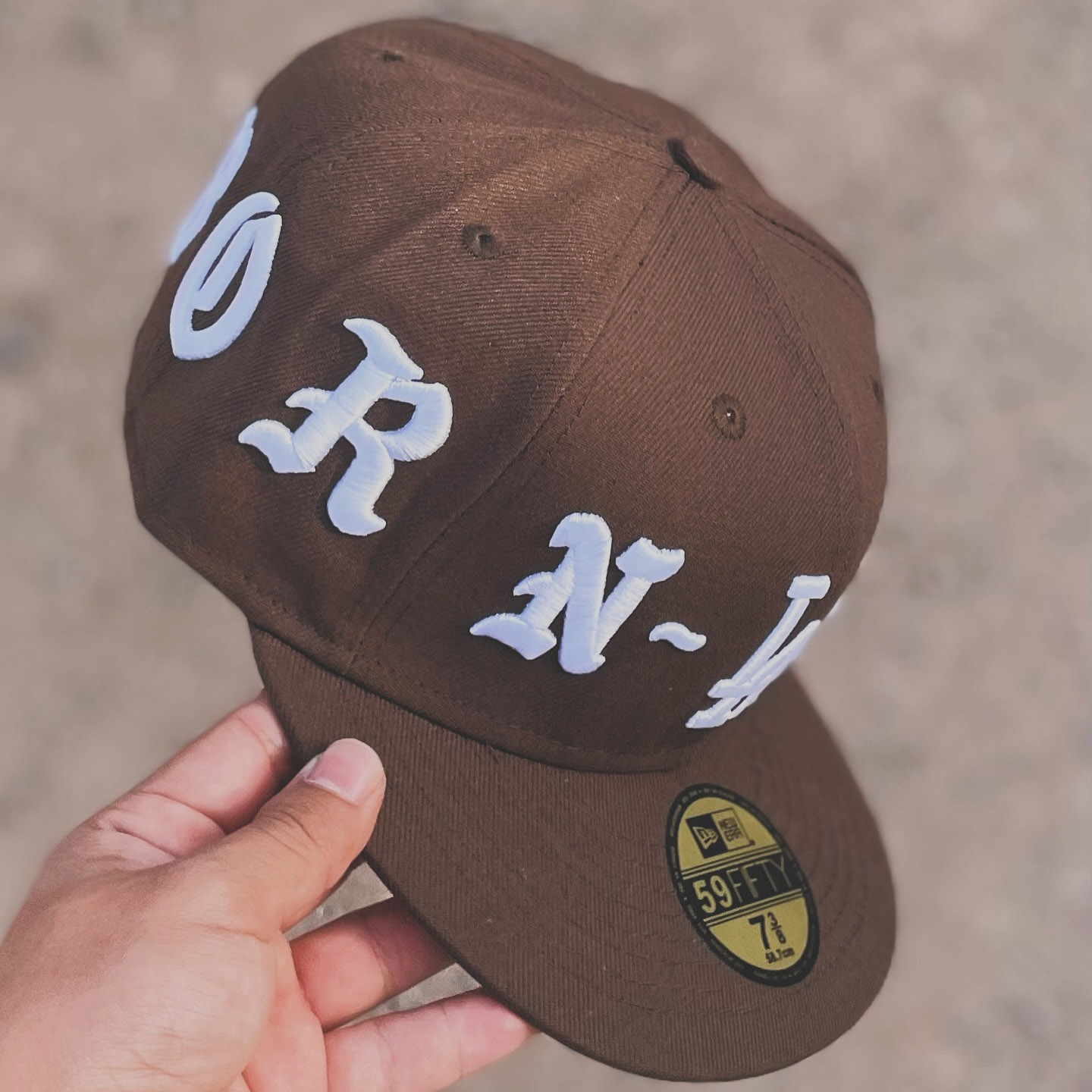 NEW ERA LOS ÁNGELES DODGERS X RAISED CHOCOLATE EMBROIDERED CASUAL BASEBALL CAP