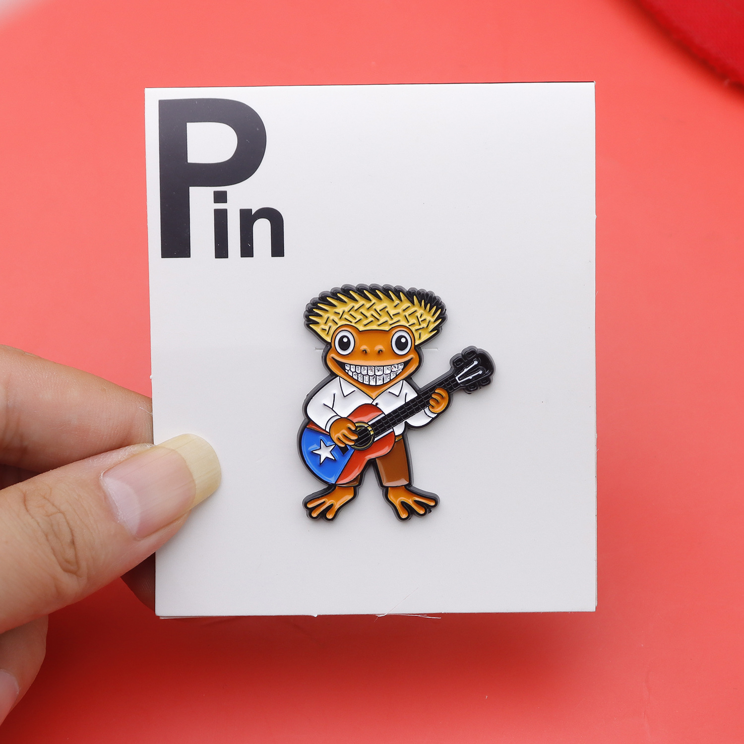 NEW ERA PIN The Frog & Guitar