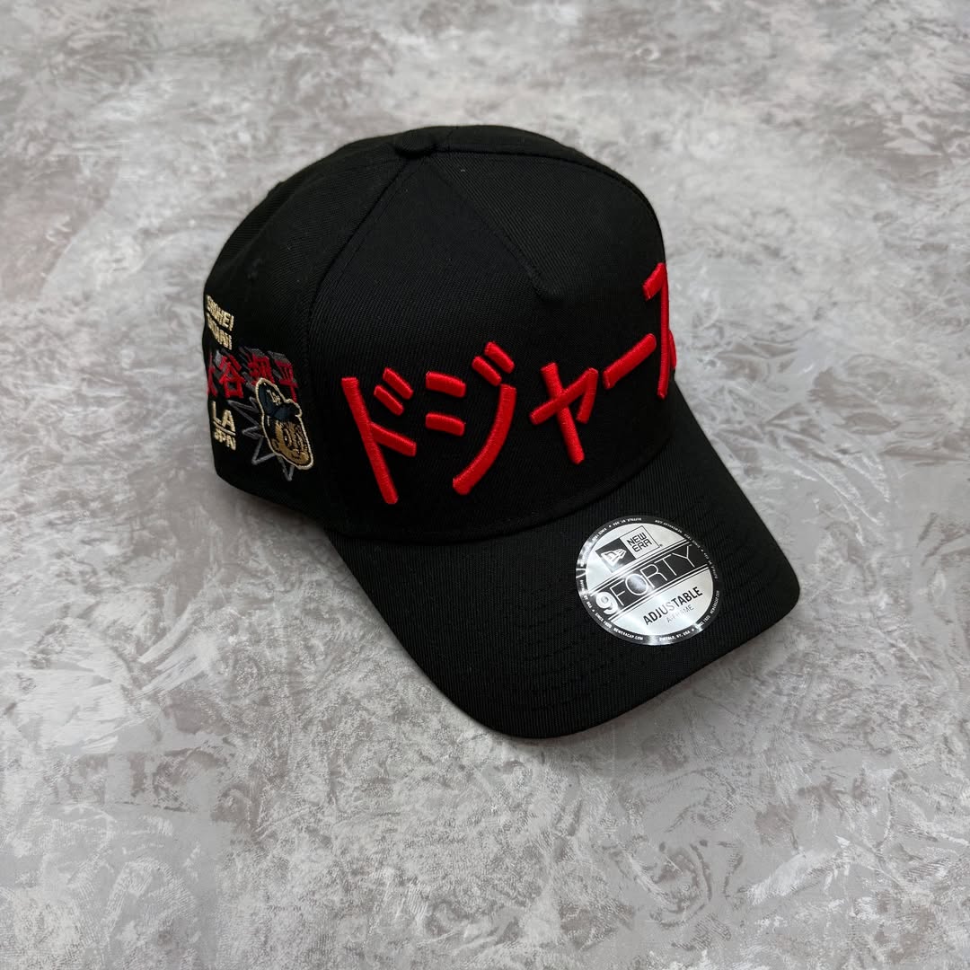 NEW ERA LOS ANGELES DODGERS OHTANI 9FORTY KANJI ROJO