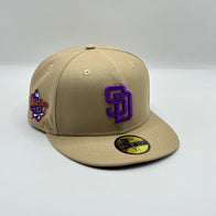 NEW ERA PB&J CAMEL SAN DIEGO SD PADRES 1998 WORLD SERIES 59 FITTED HAT CAP