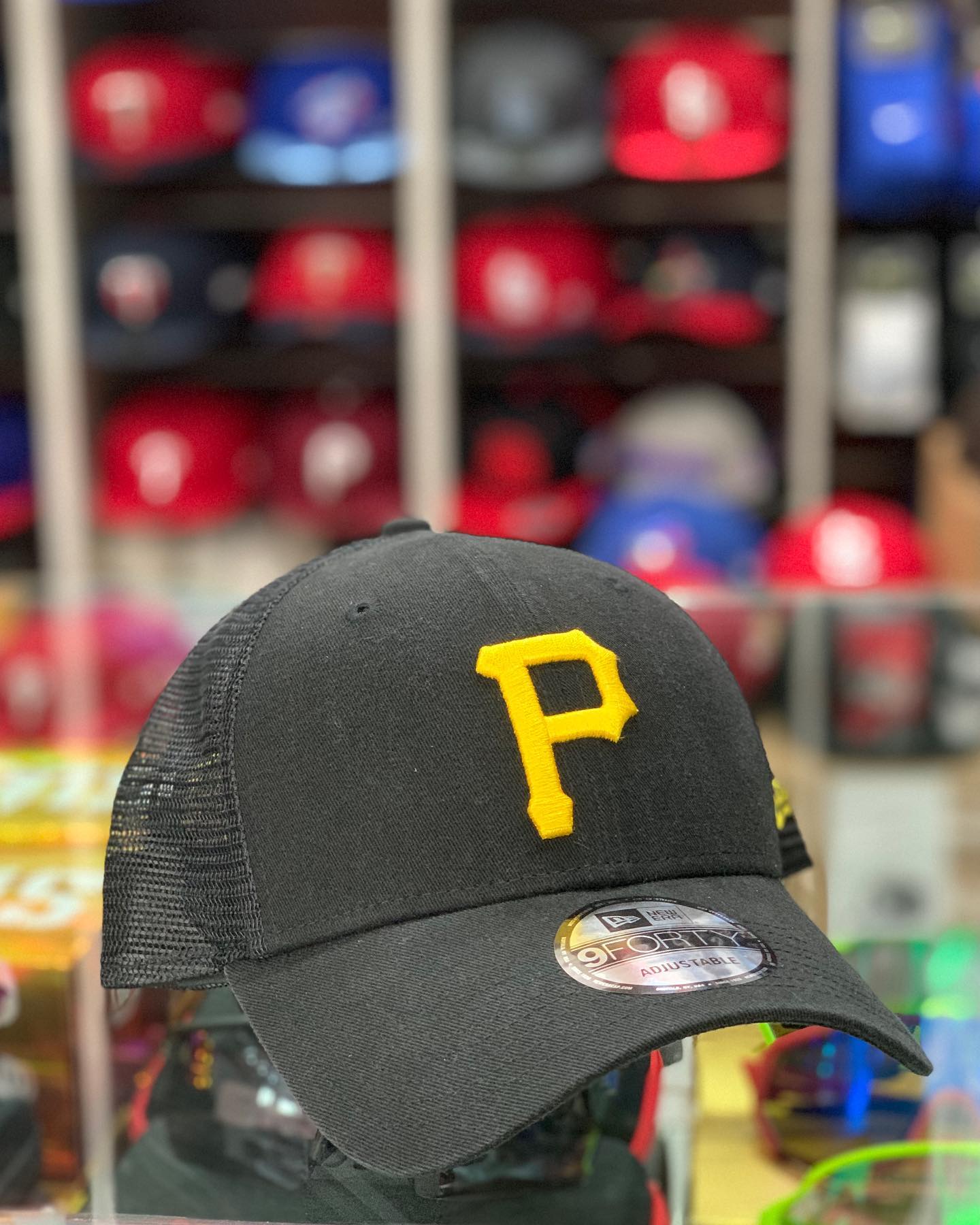 New Era Pittsburgh Pirates All-Star Game Front Embroidered Black Classic Edition 59Fifty Fit Cap 93 Mesh