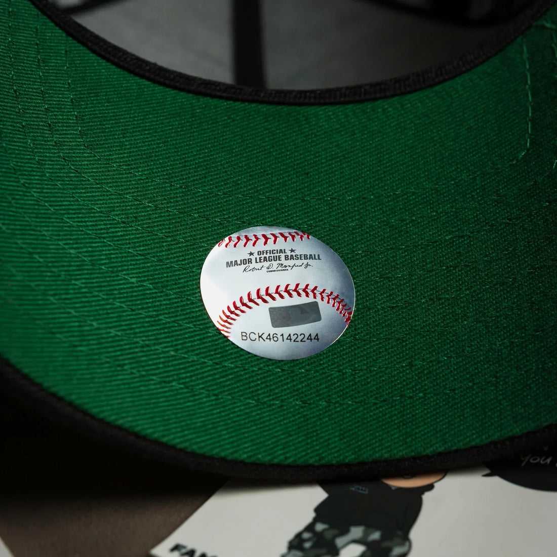 LOS ANGELES DODGERS MLB COW PRINTED LOGO BLACK KELLY GREEN UV / NEW ERA 9FORTY A-FRAME