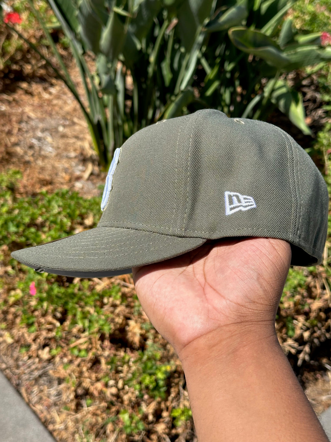 NEW ERA EXCLUSIVE 59FIFTY OLIVE BOSTON RED SOX