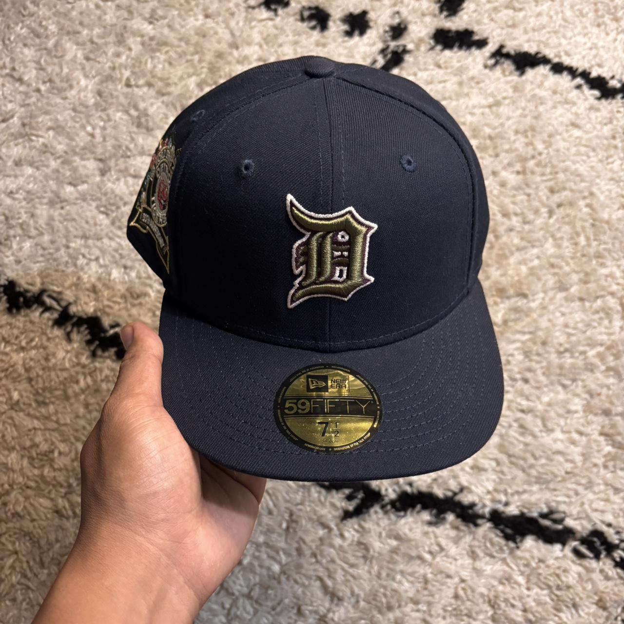 NEW ERA DETROIT TIGERS NAVY 1968 WORLD SERIES CHAMPIONS 50TH ANNIVERSARY SPRING TRAINING BOTANICAL EMBROIDERED CASUAL BASEBALL CAP