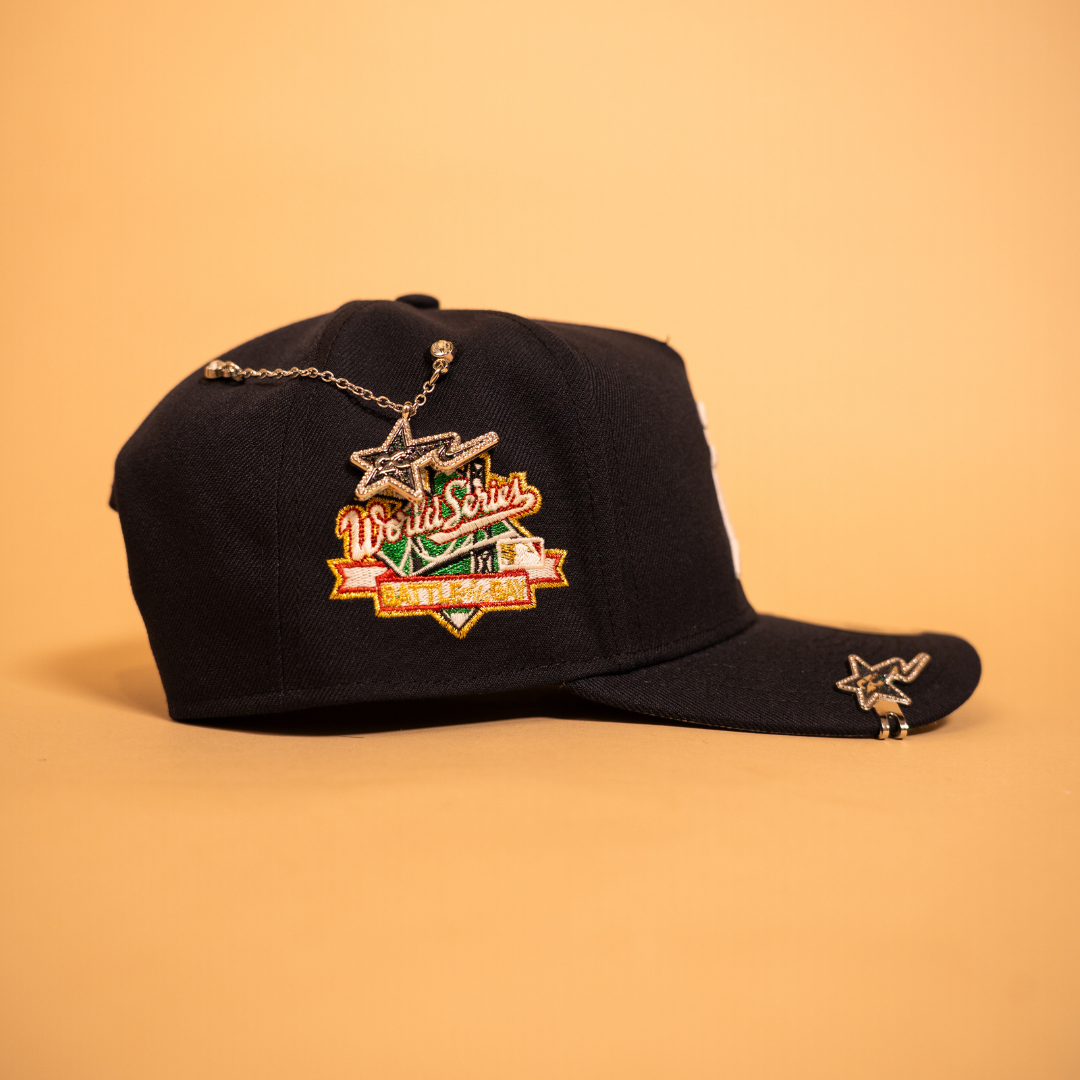 NEW ERA EXCLUSIVE 9FIFTY A-FRAME NAVY OAKLAND A'S W/ 