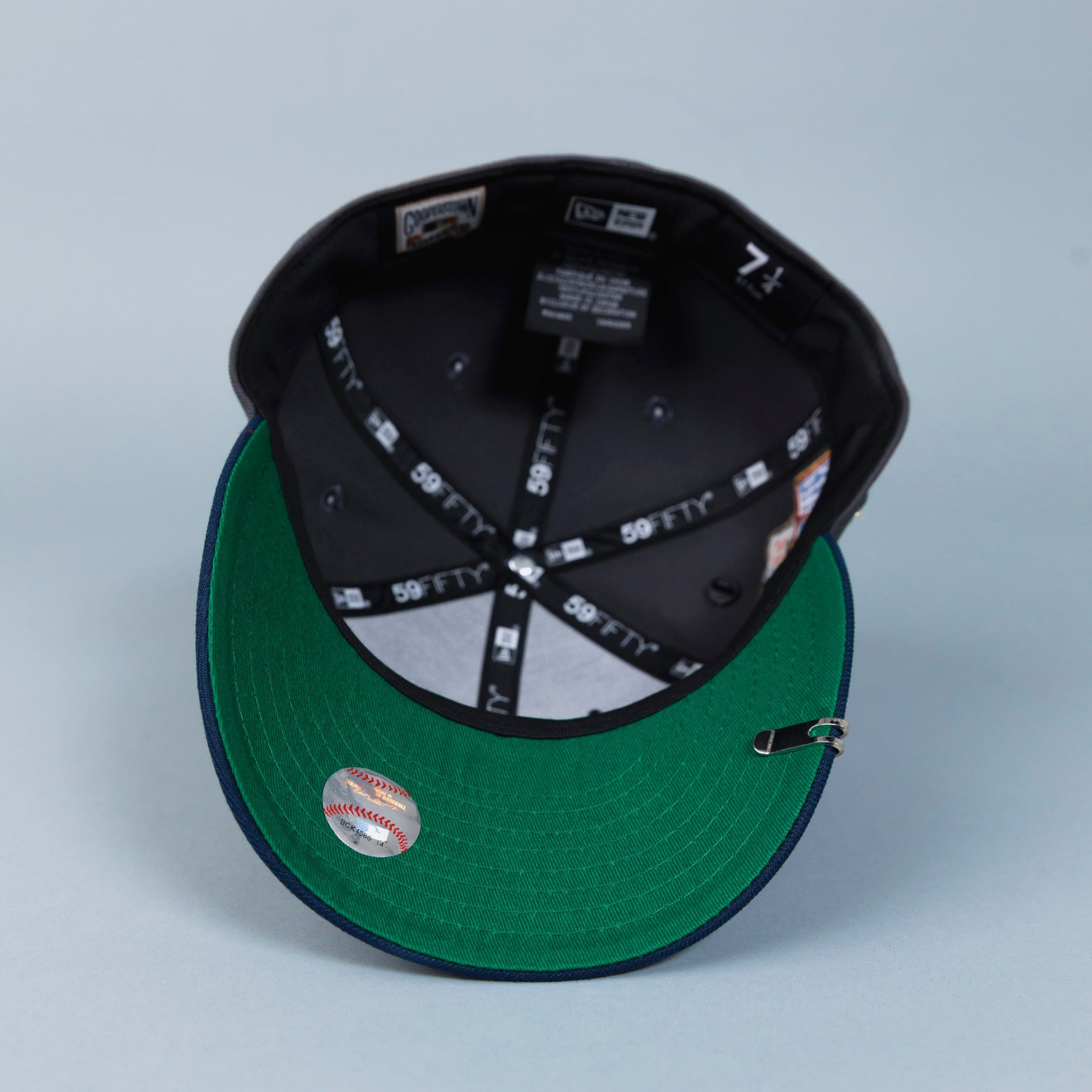 NEW ERA EXCLUSIVE 59FIFTY GREY/ NAVY PHILADELPHIA PHILLIES W/ 1996 ALL STAR GAME PATCH