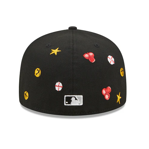 NEW ERA CHICAGO WHITE SOX MLB SLEIGH 59FIFTY CERRADA EMBROIDERED CASUAL BASEBALL CAP