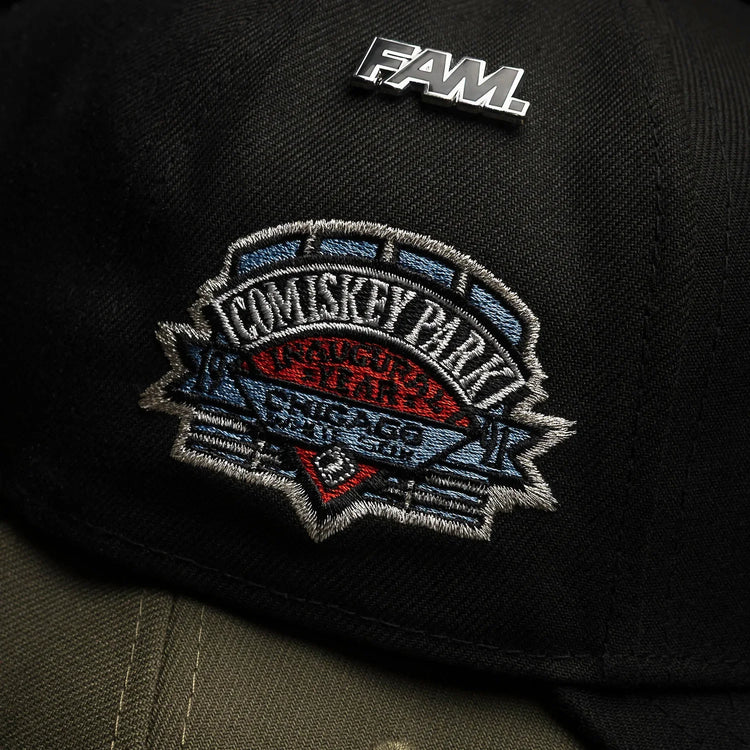 NEW ERA 9FORTY A-FRAME MLB CHICAGO WHITE SOX BLACK / GRAY UV SNAPBACK