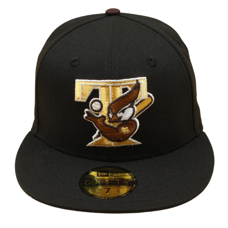 NEW ERA TORONTO BLUEBIRD DARK BROWN COLLECTIONS EDITION 59FIFTY A FRAME