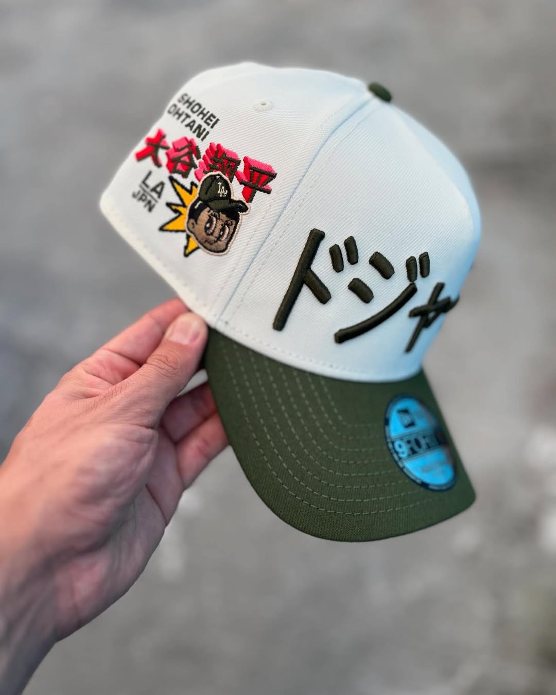 NEW ERA LOS ANGELES DODGERS OHTANI CHROME TWO TONE 9FORTY A FRAME SNAPBACK HAT