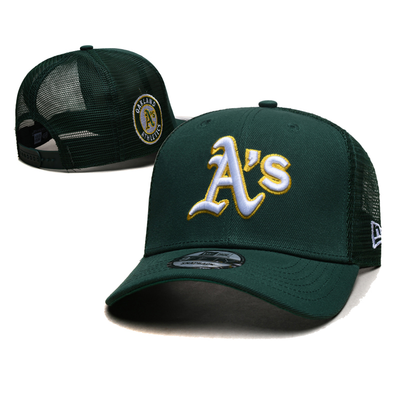 NEW ERA PATCH 9 FORTY EF OAKLAND ATHELETICS GREEN CAPS- MULTIPLE STYLES