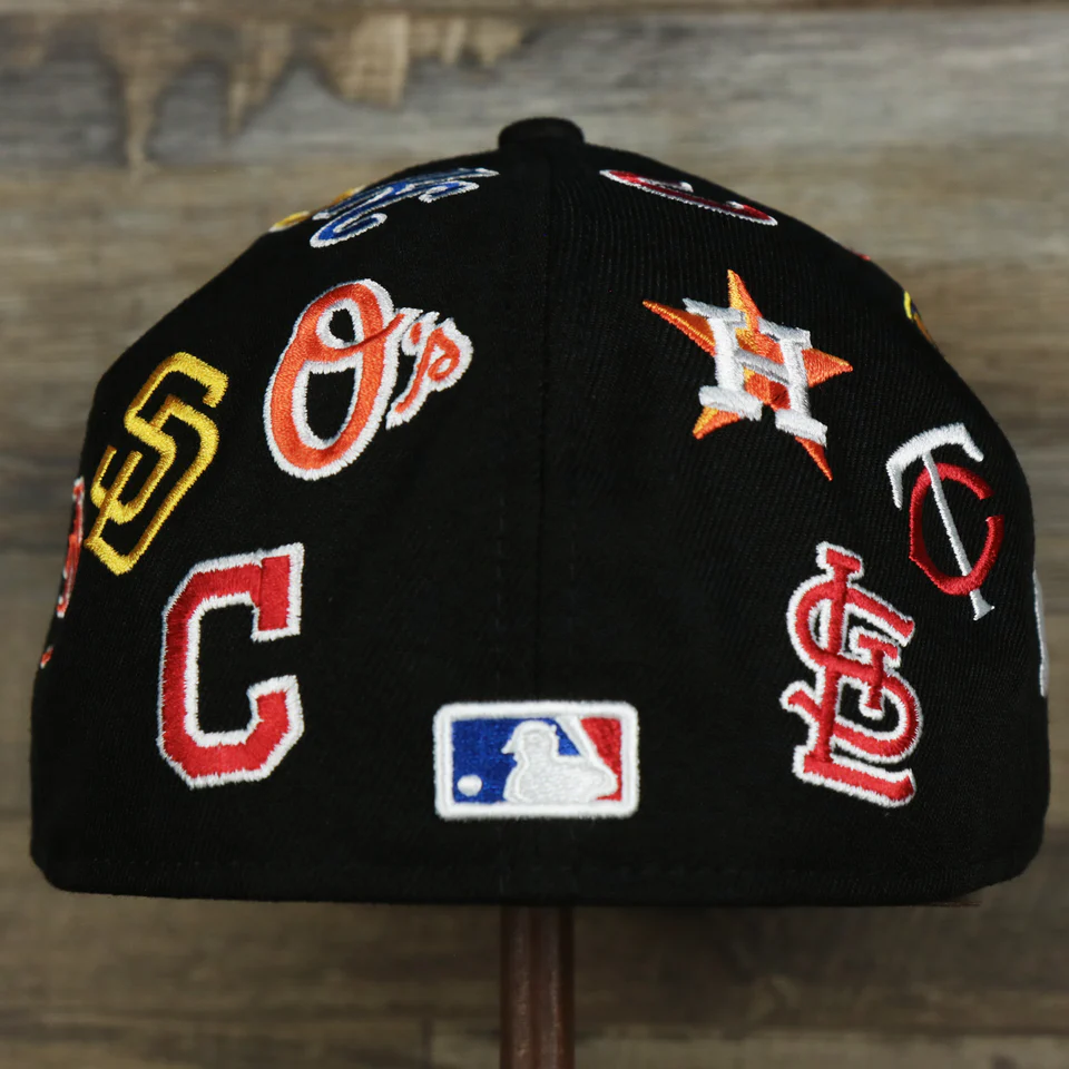 NEW ERA MLB 59FIFTY ALL OVER PATCH, BLACK