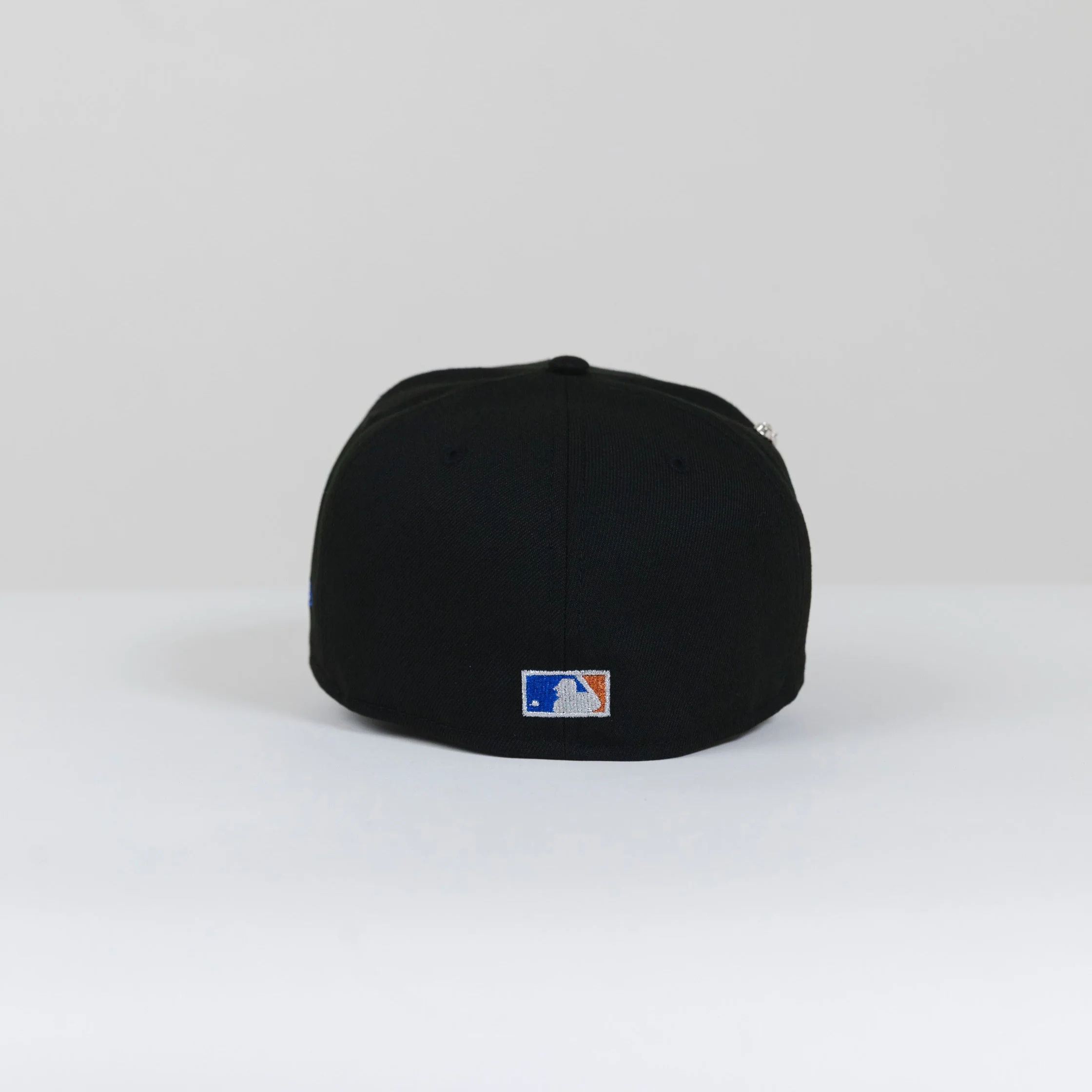 NEW ERA 59FIFTY BLACK LOS ANGELES DODGERS SCRIPT WITH BOX FONT 2022 ALL-STAR GAME SIDE PATCH