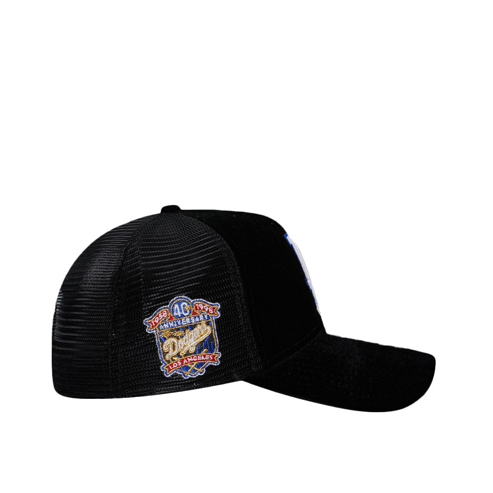 NEW ERA MLB LOS ANGELES DODGERS EMBROIDERED ALL BLACK BASEBALL CAP