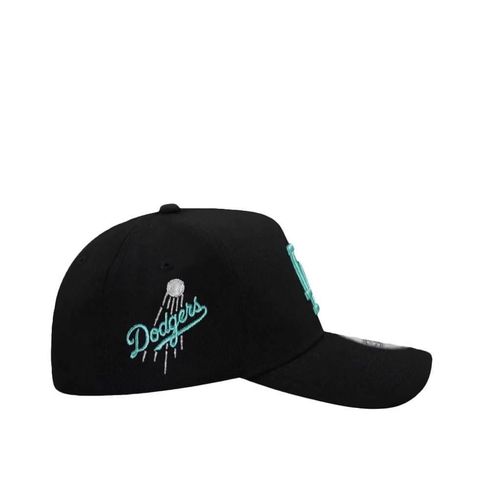 NEW ERA LOS ANGELES DODGERS BLACK TIFFANY PRIME EDITION 9FORTY A FRAME SNAPBACK CAP