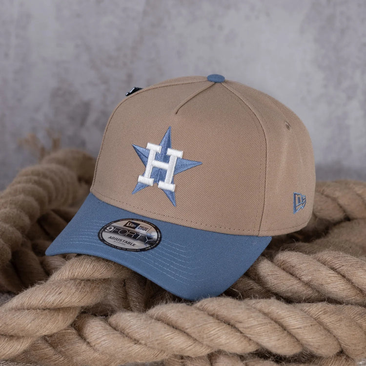 NEW ERA 9FORTY A-FRAME MLB HOUSTON ASTROS WORLD SERIES 2017 TWO TONE / KELLY GREEN UV SNAPBACK