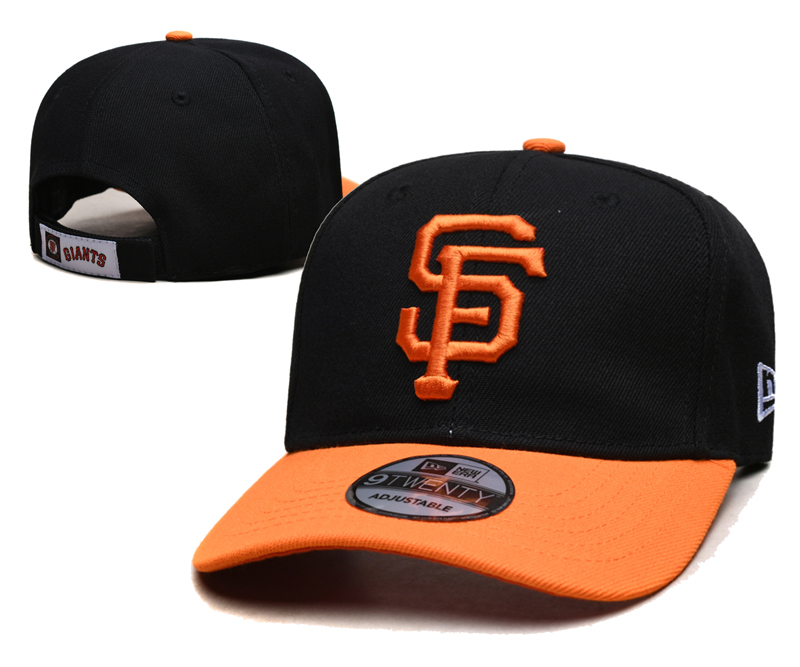 NEW ERA SAN FRANCISCO GIANTS PRO STANDARD DOUBLE CITY BASEBALL CAP-BLACK & ORANGE