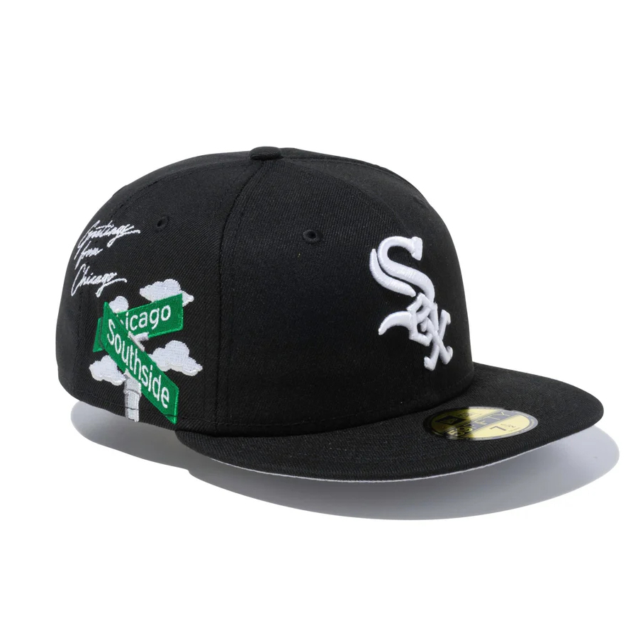 NEW ERA GORRA CERRADA CHICAGO WHITE SOX EMBROIDERED CASUAL BASEBALL CAP