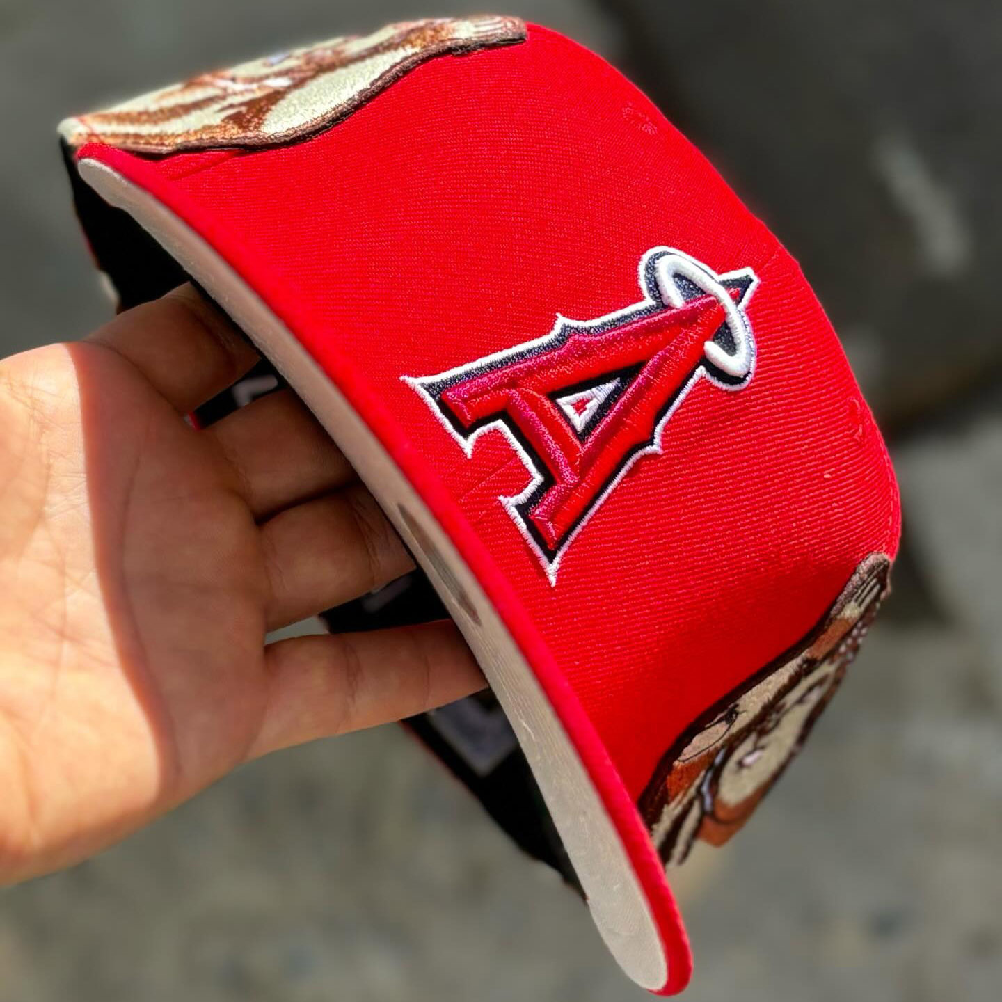 NEW ERA MLB JON STAN LOS ANGELES ANGELS EMBROIDERED CASUAL BASEBALL CAP