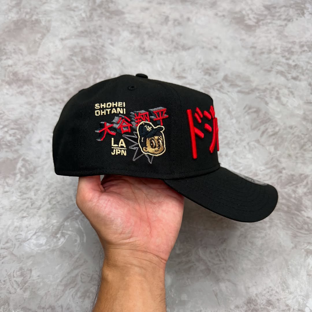 NEW ERA LOS ANGELES DODGERS OHTANI 9FORTY KANJI ROJO