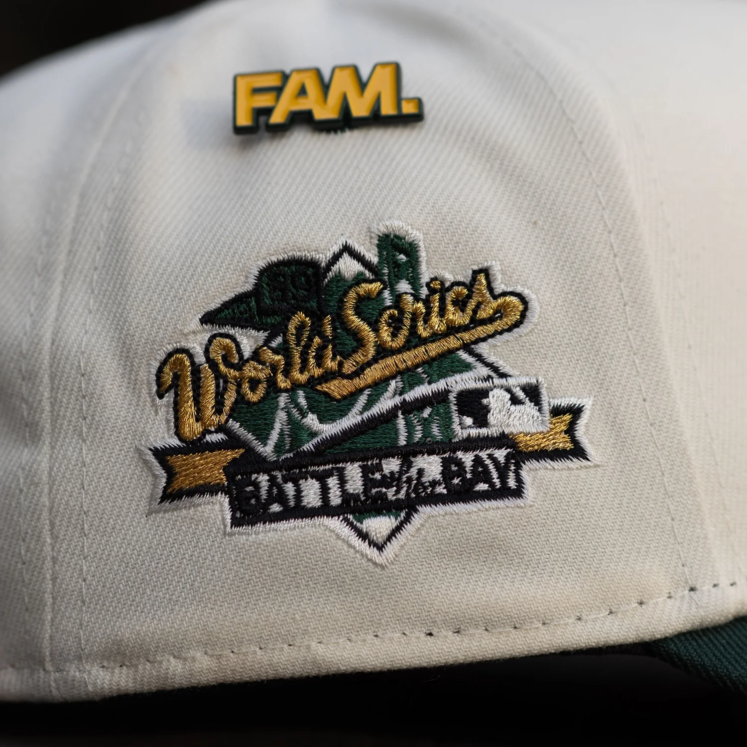 NEW ERA 9FORTY A-FRAME OAKLAND ATHLETICS WORLD SERIES 1989 TWO TONE / YELLOW UV SNAPBACK