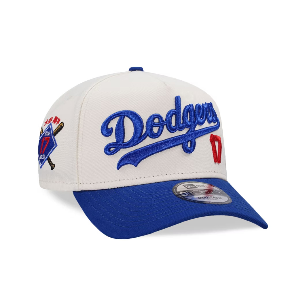 NEW ERA LOS ANGELES DODGERS OHTANI 17 CHROME TWO TONE PRIME EDITION 9FORTY A FRAME SNAPBACK HAT
