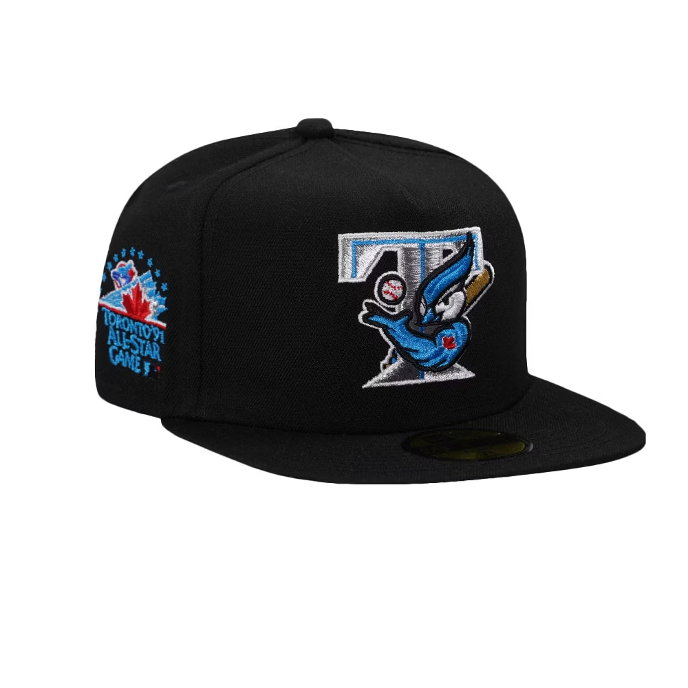 NEW ERA TORONTO BLUE JAYS ALL-STAR GAME 1991 BLACK PRIME EDITION 59FIFTY A FRAME