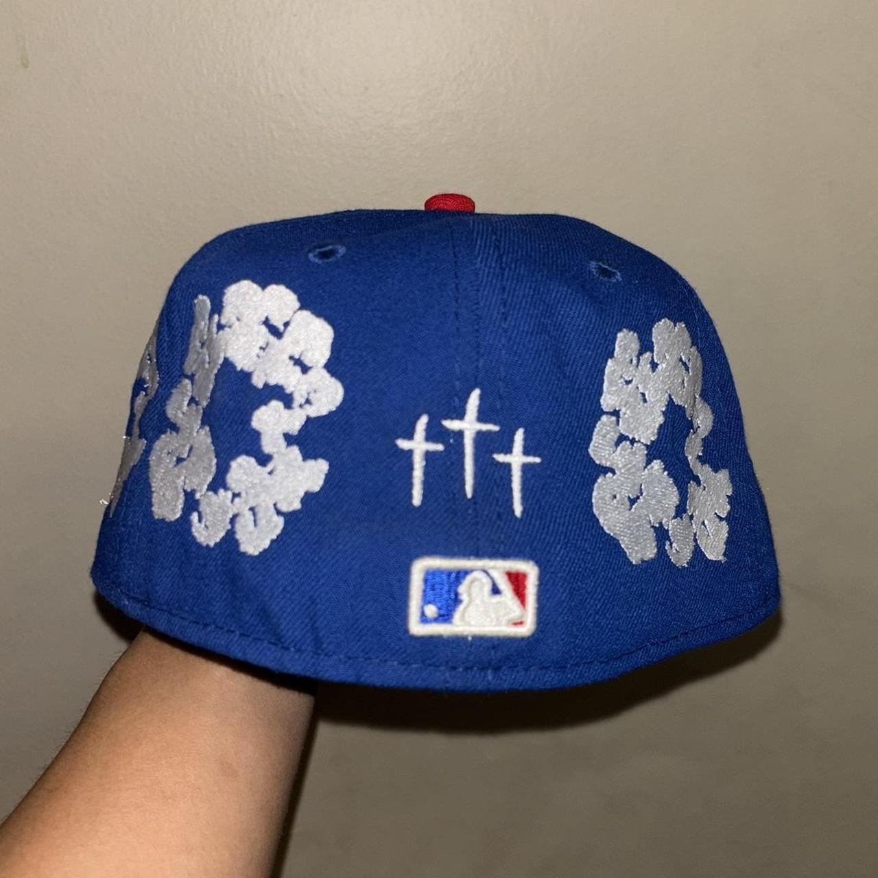 CHICAGO CUBS DENIM TEARS BLUE FC EXCLUSIVE FITTED HAT