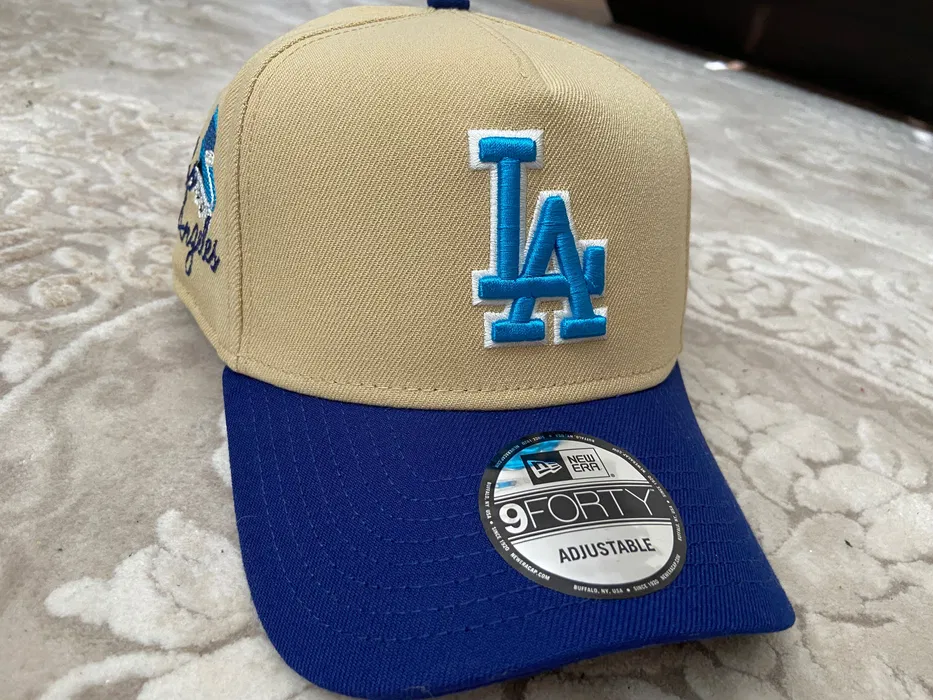 NEW ERA 9FORTY A-FRAME MLB LOS ANGELES DODGERS TWO TONE / DARK BLUE UV SNAPBACK CAP