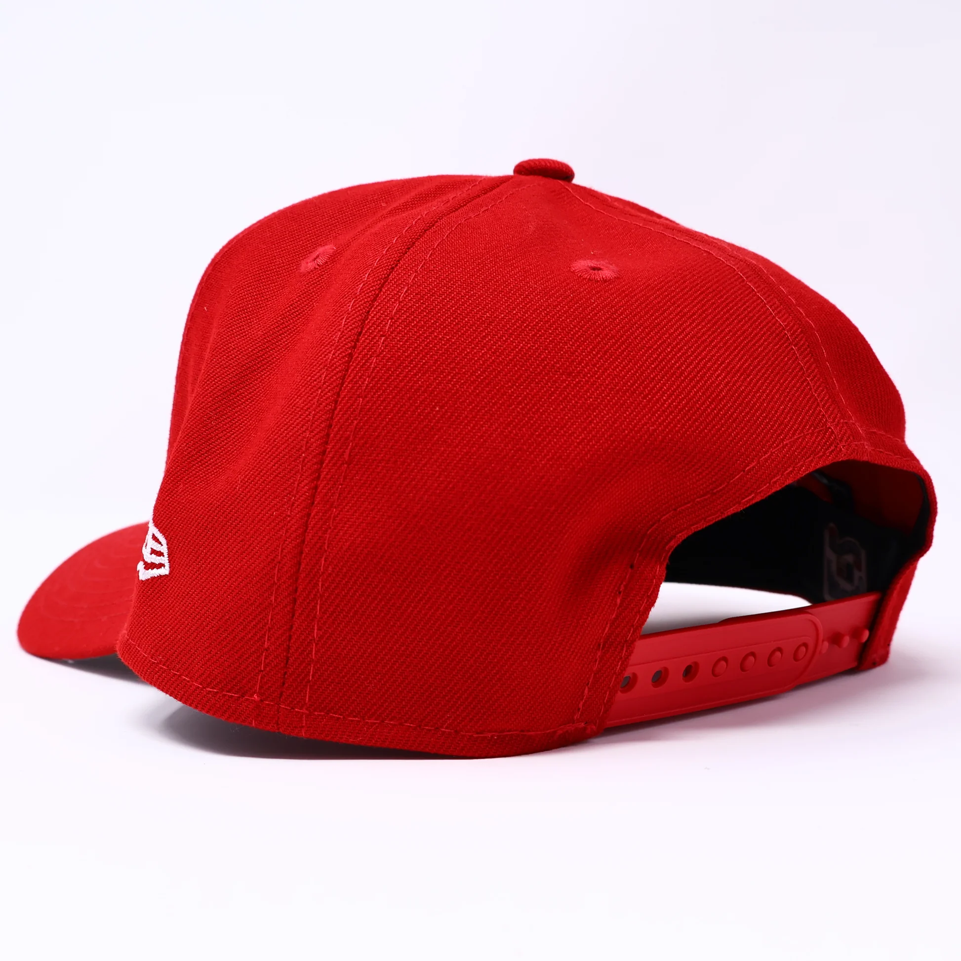 NEW ERA RED LOS ANGELES DODGERS 50TH ANNIVERSARY 9FORTY NEW ERA ADJUSTABLE SNAPBACK HAT 5 PANEL