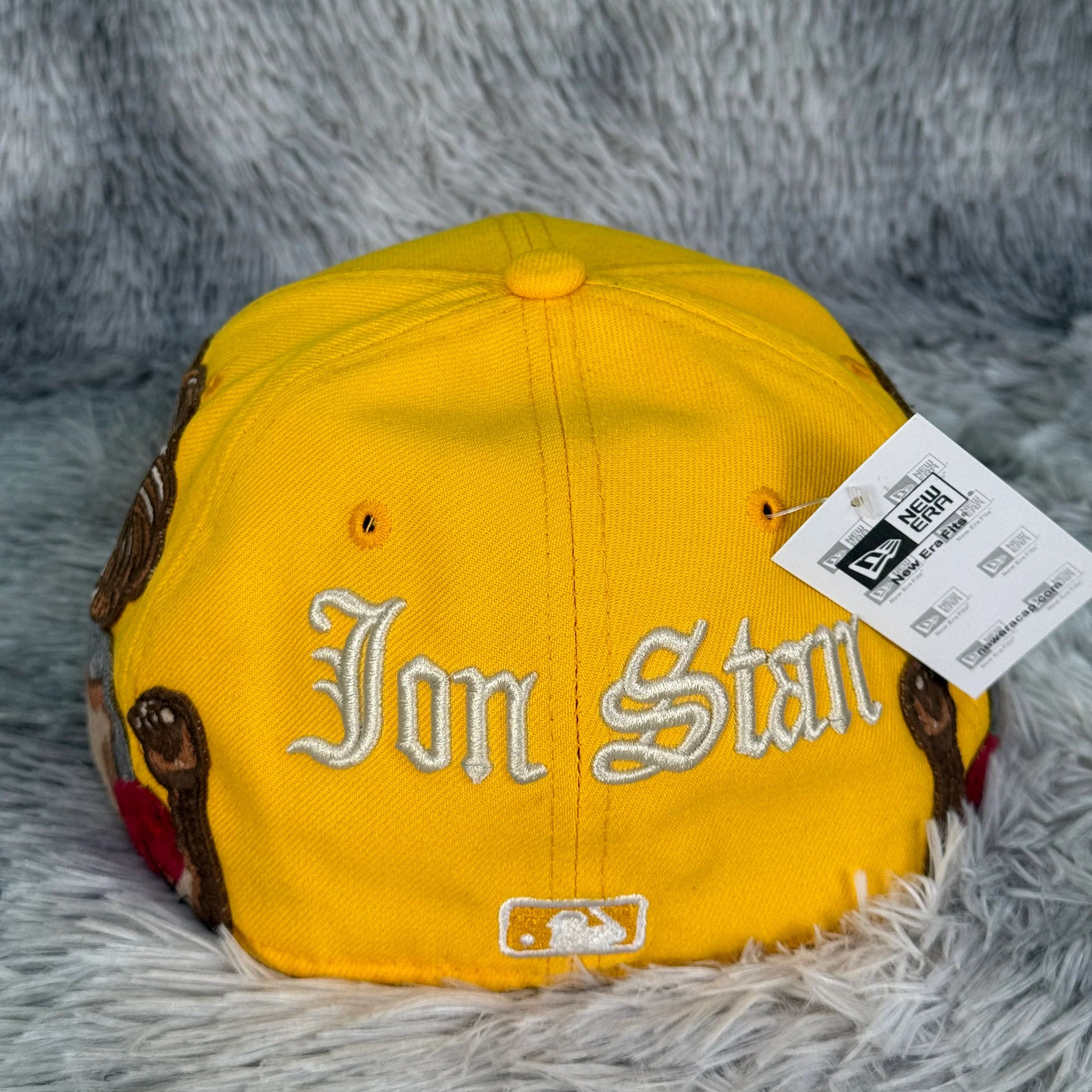 NEW ERA NEW YORK YANKEES JON STAN YELLOW EMBROIDERED CASUAL BASEBALL CAP