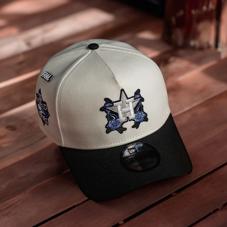 NEW ERA 9FORTY A-FRAME MLB HOUSTON ASTROS CHROME WHITE / GRAY UV SNAPBACK