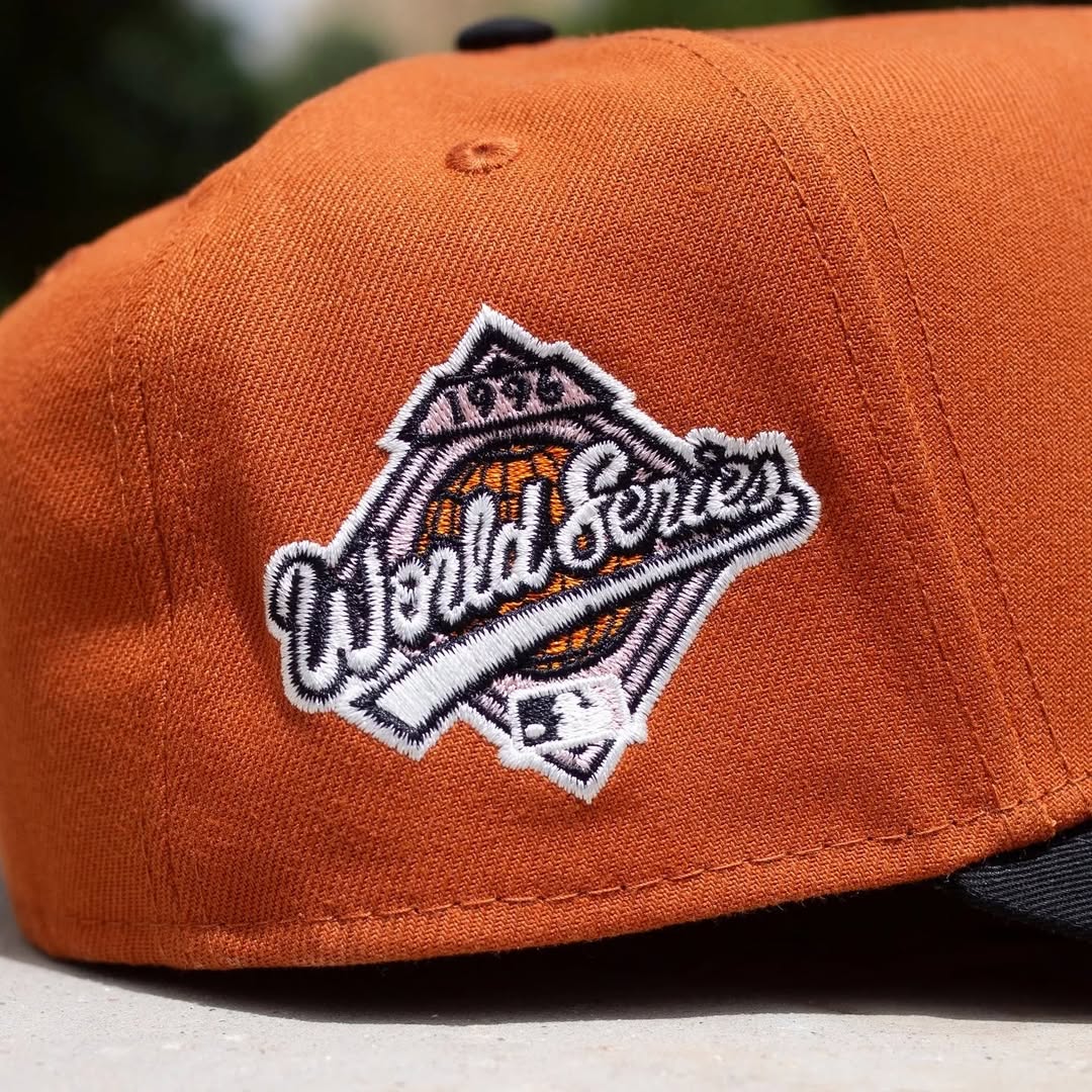 NEW ERA NEW YORK YANKEES WORLD SERIES 1999 RUSTY COPPER EDITION 9FORTY A FRAME SNAPBACK HAT