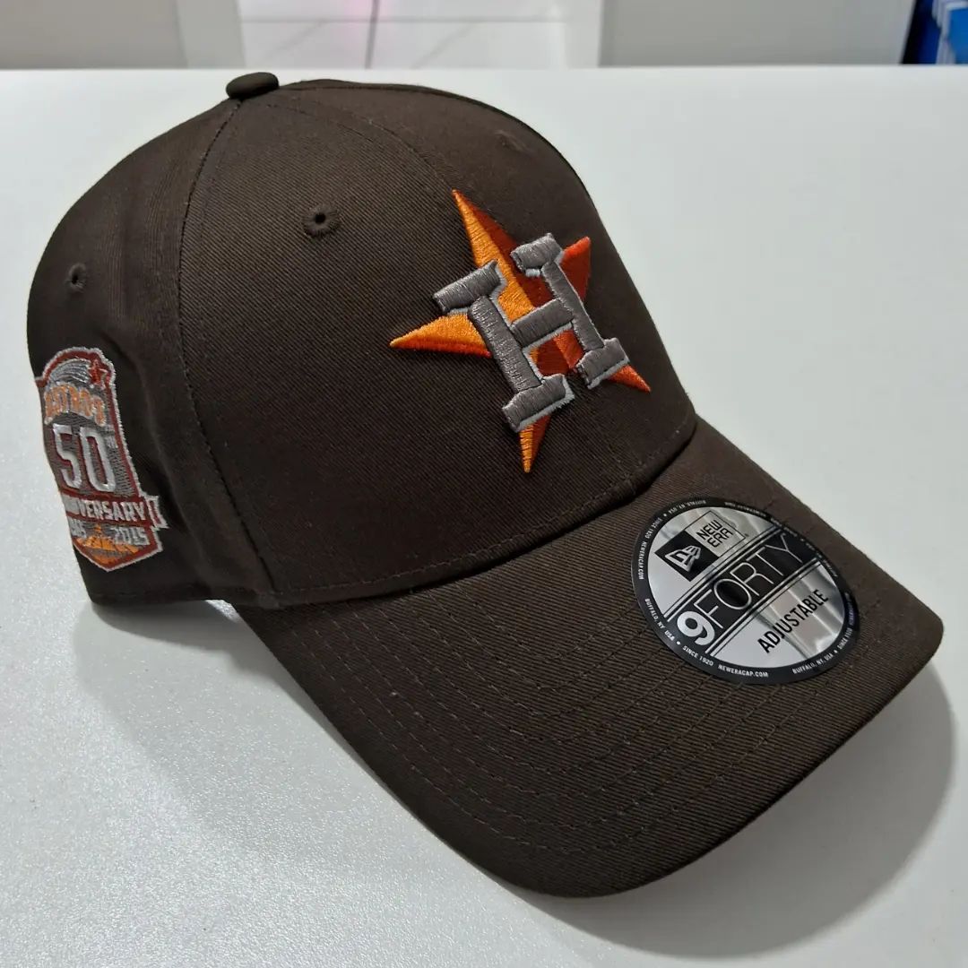NEW ERA HOUSTON ASTROS MLB SIDE PATCH SERIES 9FORTY STRAP